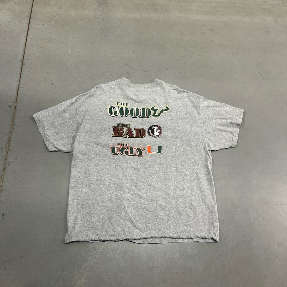 Vintage University of South Florida T Shirt Tee Size XXL USF Bulls Tampa Bay